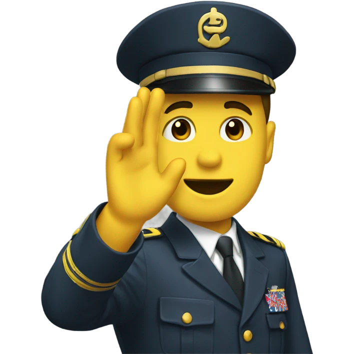 Jp saluting emoji
