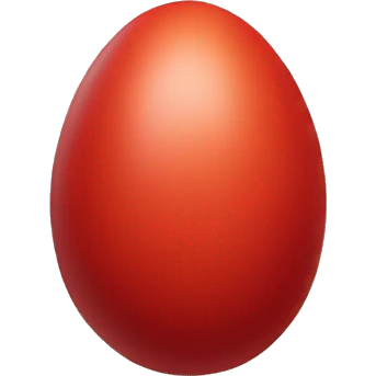 red egg emoji