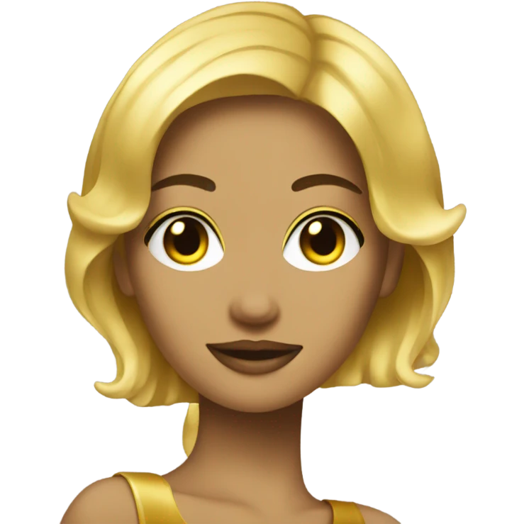 gold and chic emoji