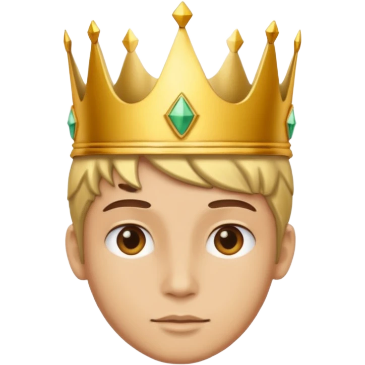 aggiungi una corona sulla testa emoji