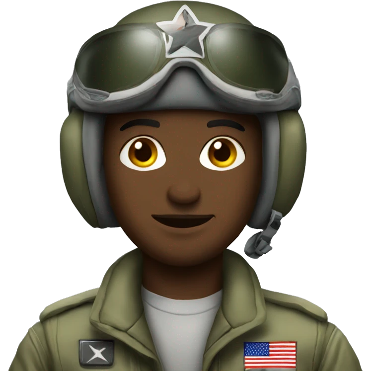 Army fighter pilot emoji
