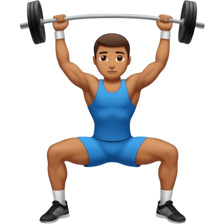 A person who make calisthenics emoji