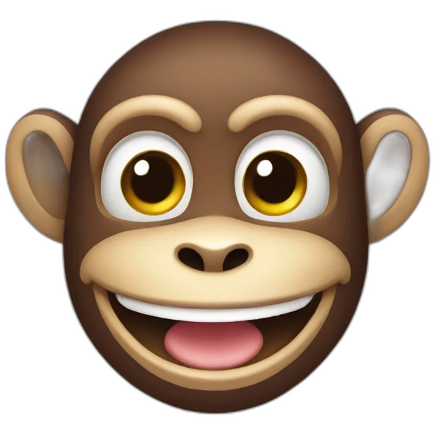 Monkey smile emoji