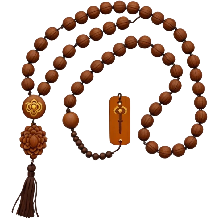 Prayer Beads Rudraksha emoji
