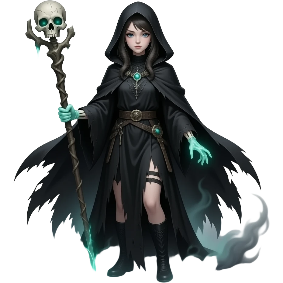 Necromancer girl emoji