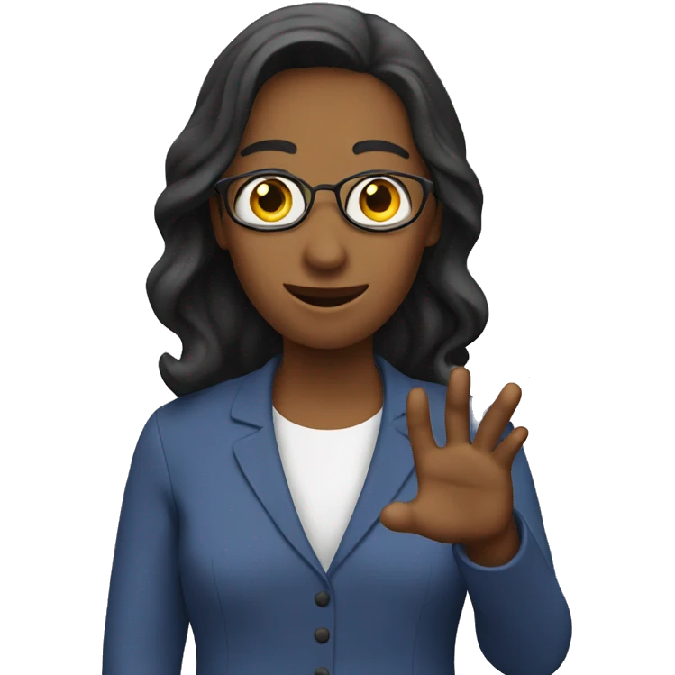ASL interpreter emoji