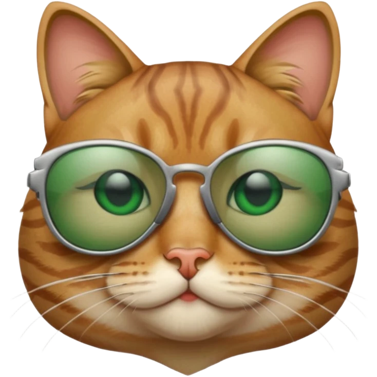 Cat wearing sunglasses emoji