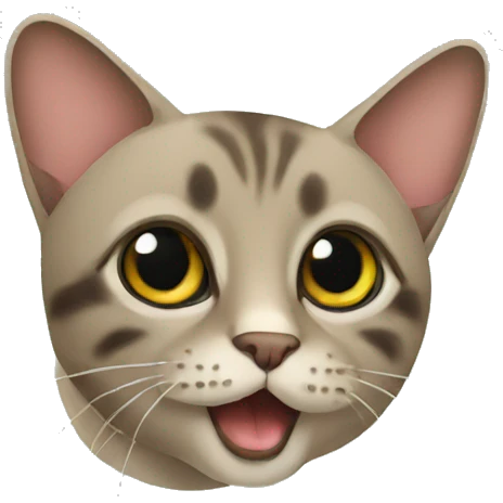 Cat fly emoji