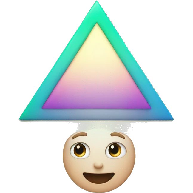 triangle vert emoji