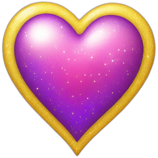 pink-and-purple-heart-with-yellow-sparkles emoji