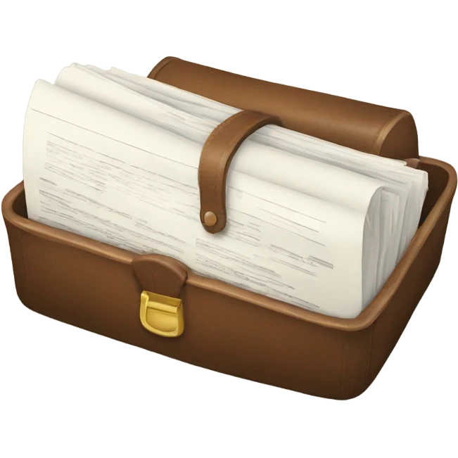 case with documents emoji