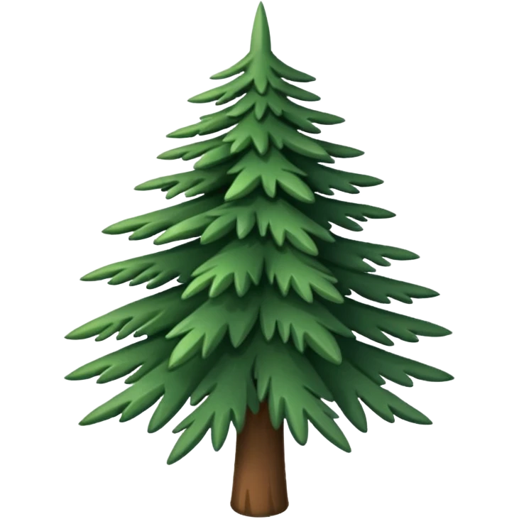 Spruce pine emoji