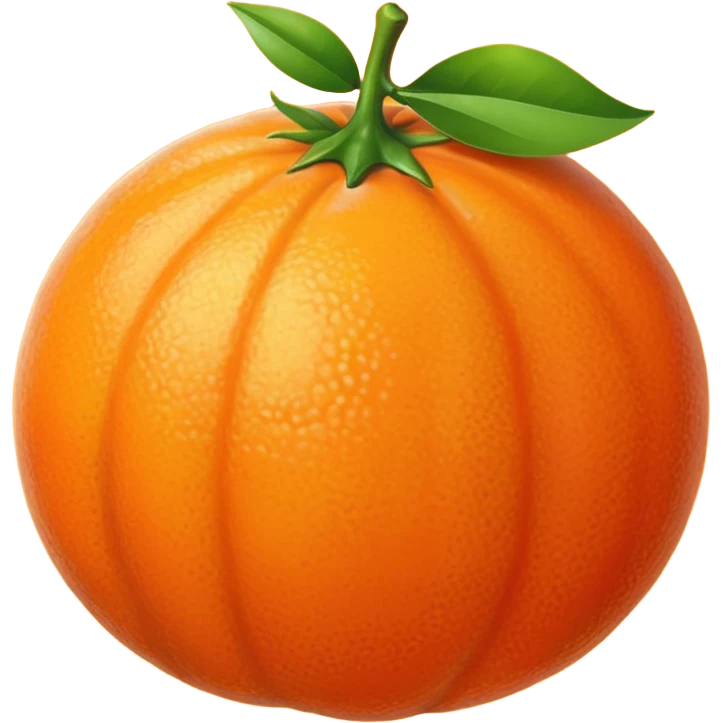 i want a happy orange fruit. emoji
