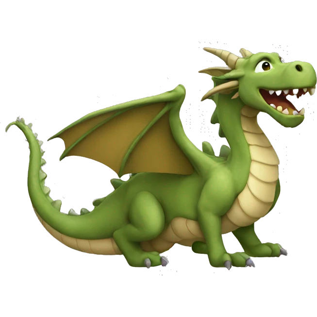 Khaki Dragon  emoji
