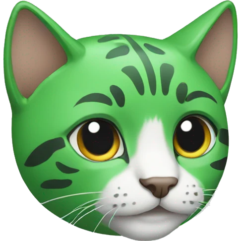 Cat Green emoji