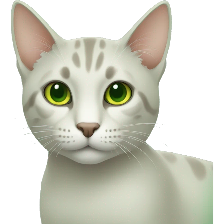Gato verde emoji