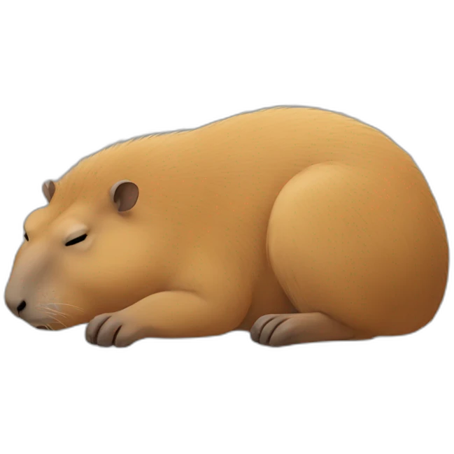 capybara-sleep emoji