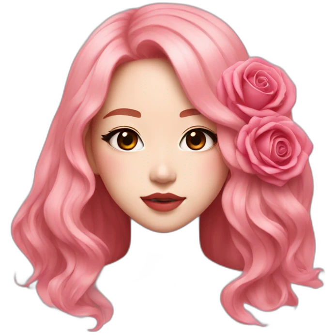Rose de blackpink emoji