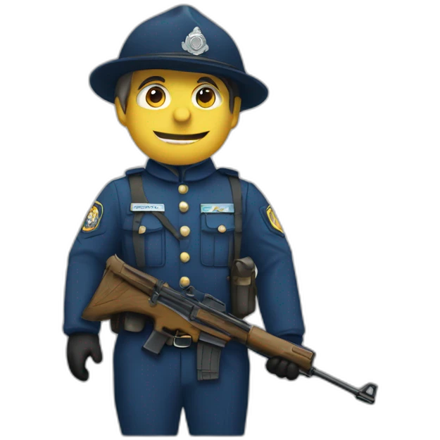 Alpine gendarmerie emoji