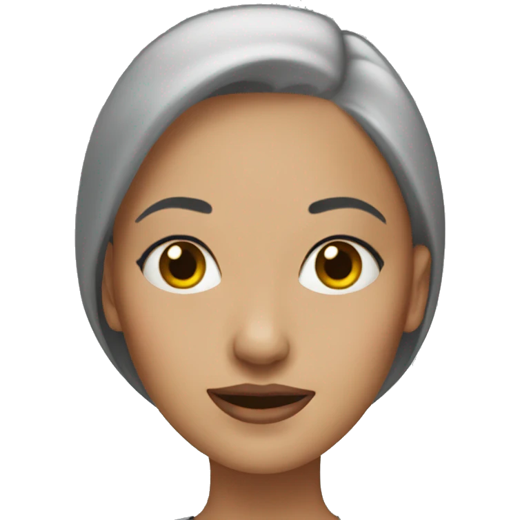 bald woman emoji