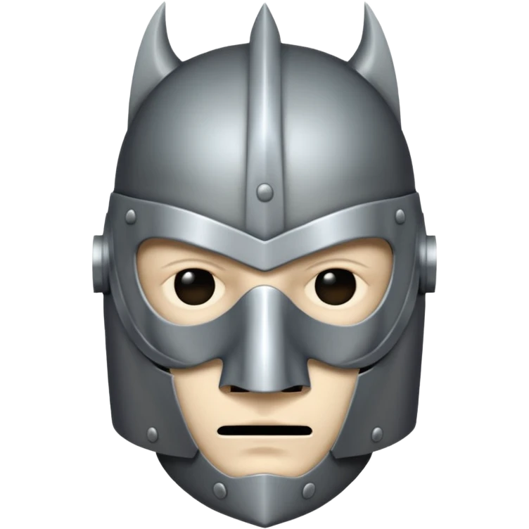 Sad Knight with mask emoji