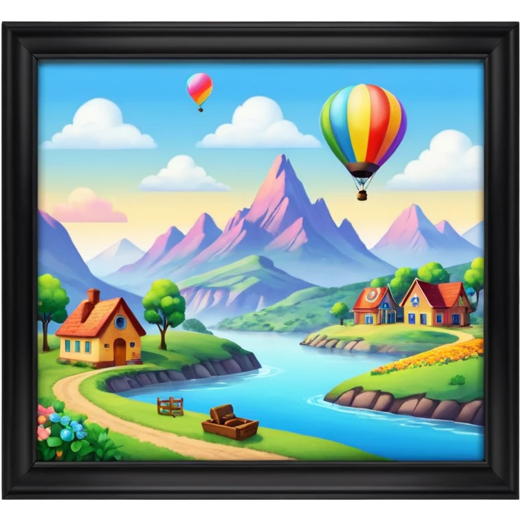 La haut dessin animé emoji