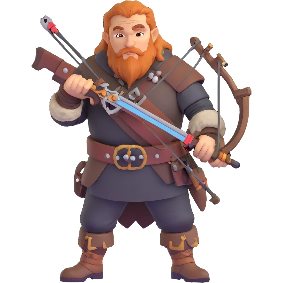 Varric Tethras dwarf rogue with Bianca crossbow emoji