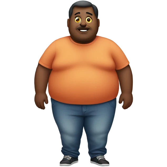 obese man  emoji