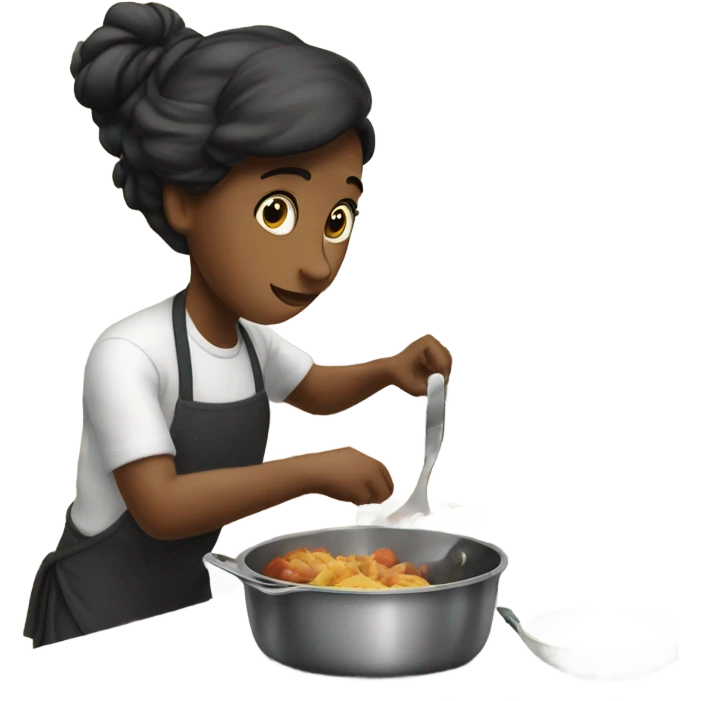 Making dinner emoji
