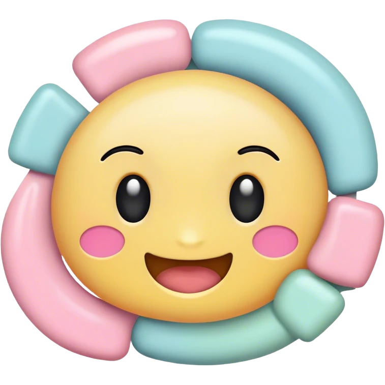 pastel sign say "hello" emoji
