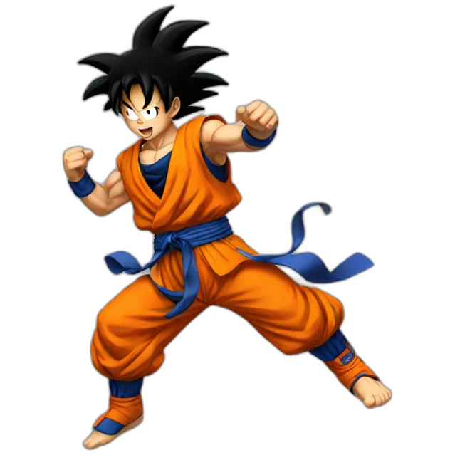 dancing goku emoji