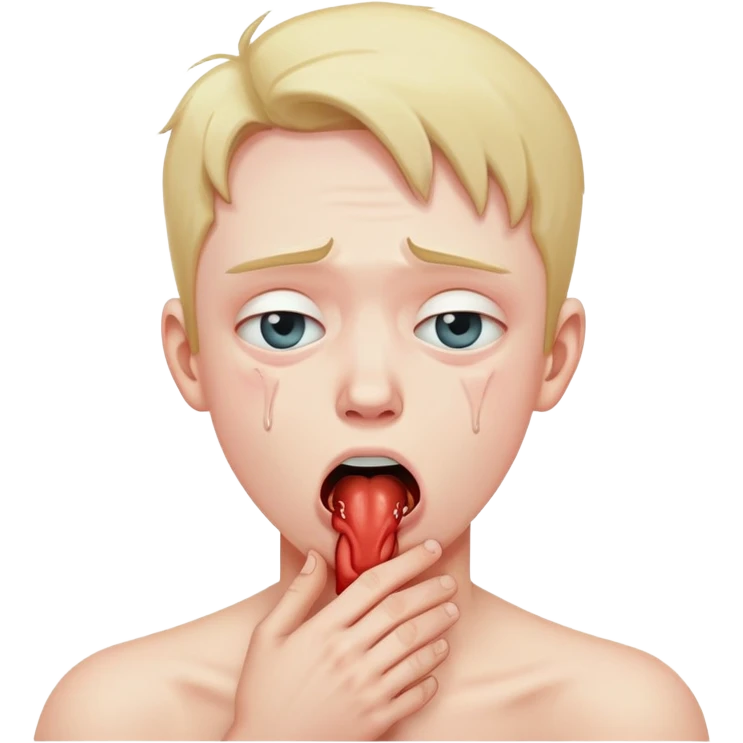 Chocking yourself  emoji