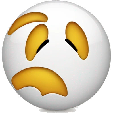 worried smiley face emoji