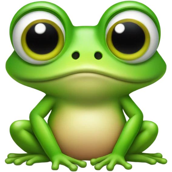 Frog wearing a bikini  emoji
