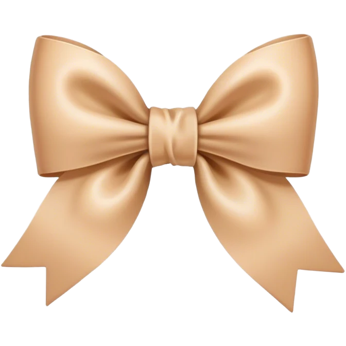 Coquette bow emoji
