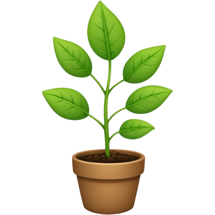 Mầm cây doodle  emoji