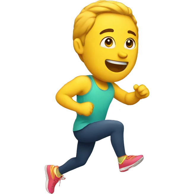 running emoji