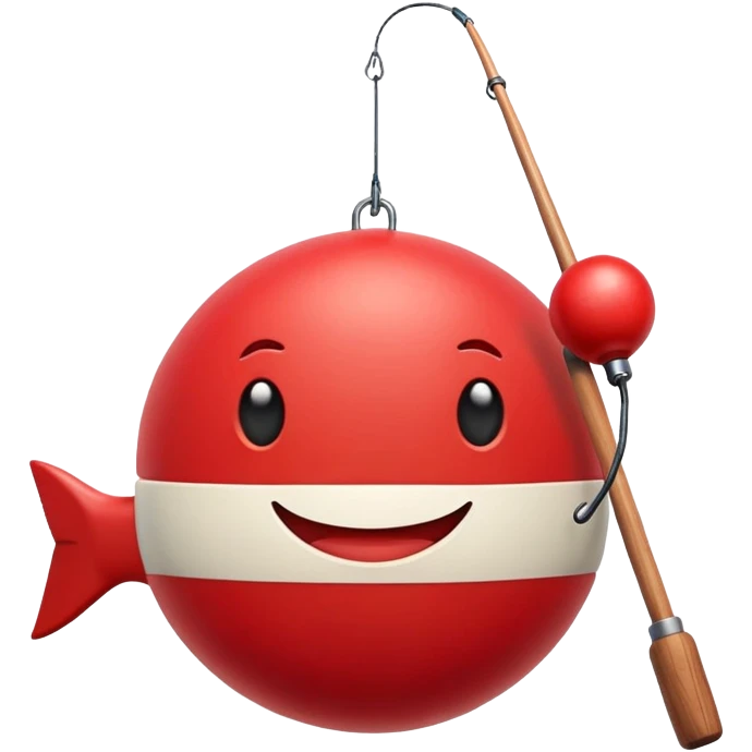 Fishing bobber emoji