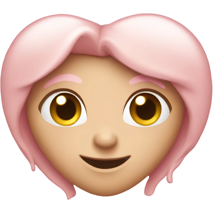 Light pink heart emoji