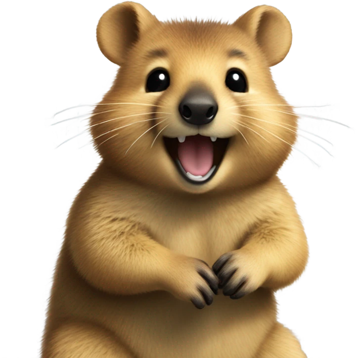 Happy quokka  emoji