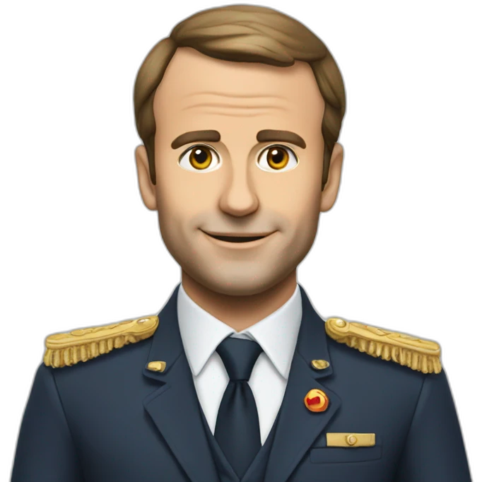 macron sur chat emoji