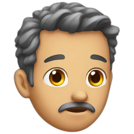 i can't think emoji