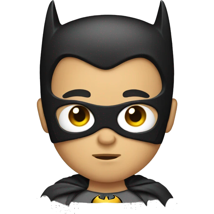 batman with bow on head emoji