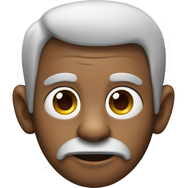 a man with monkey ears and an elephant nose emoji