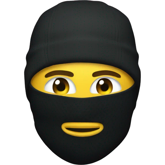 Nike ski mask emoji