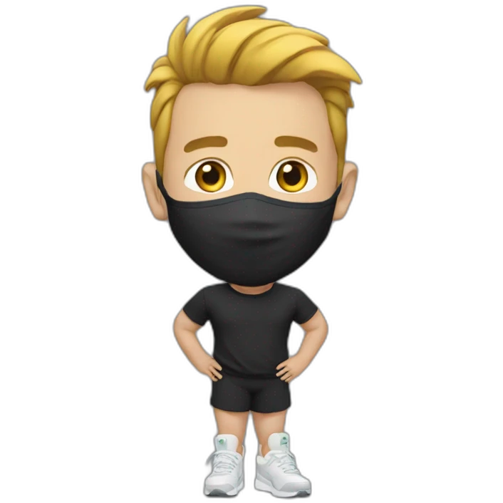 Elon mask in jogger emoji