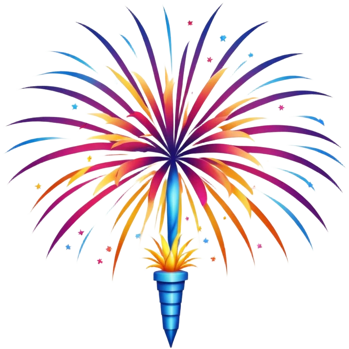 Fireworks emoji