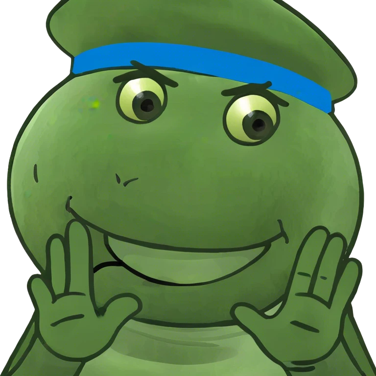 Smiley face with two hands on the face and feet kicking in the back emoji