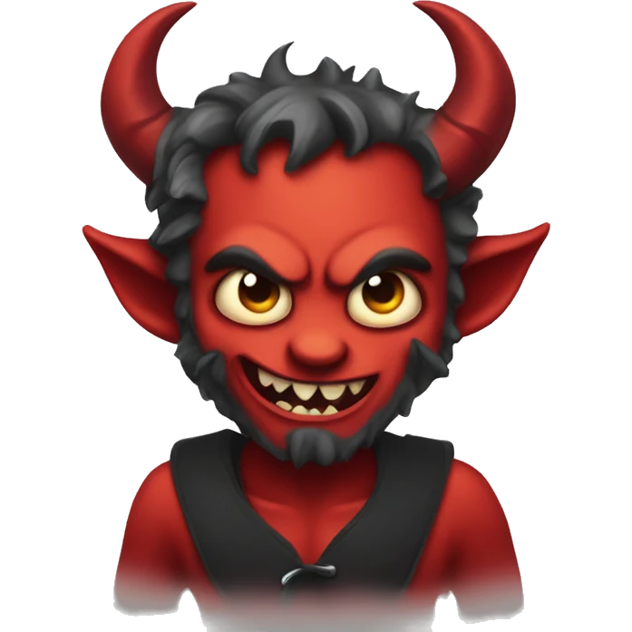 Cute Devil demond monster emoji