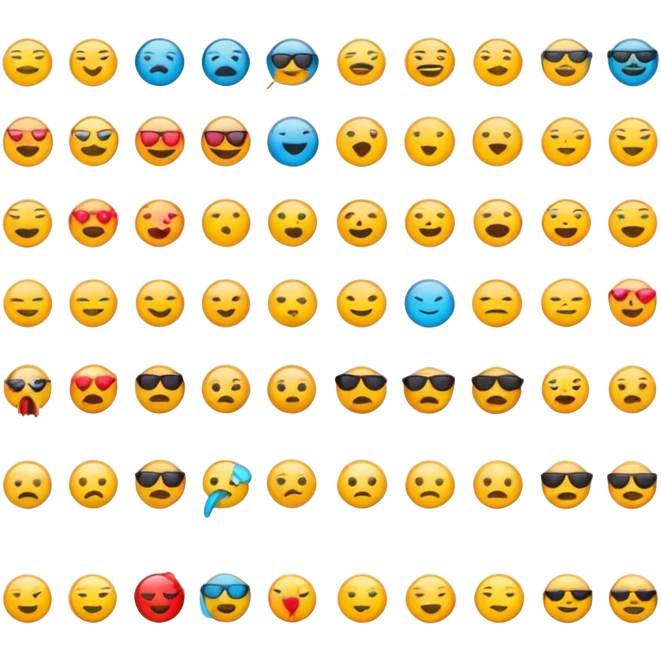 Make an aesthetic emoji pack emoji